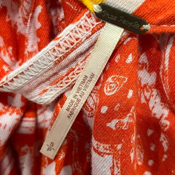 FREE PEOPLE "Mimi" Halter Crew Neck Keyhole Closure Rayon/Linen Small Exc. Cond. - Picture 4 of 6